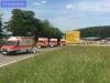 Unfall mit Straßenfahrzeugen, Verkehrshindernis